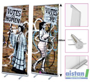 roll up banner, exhibition displays